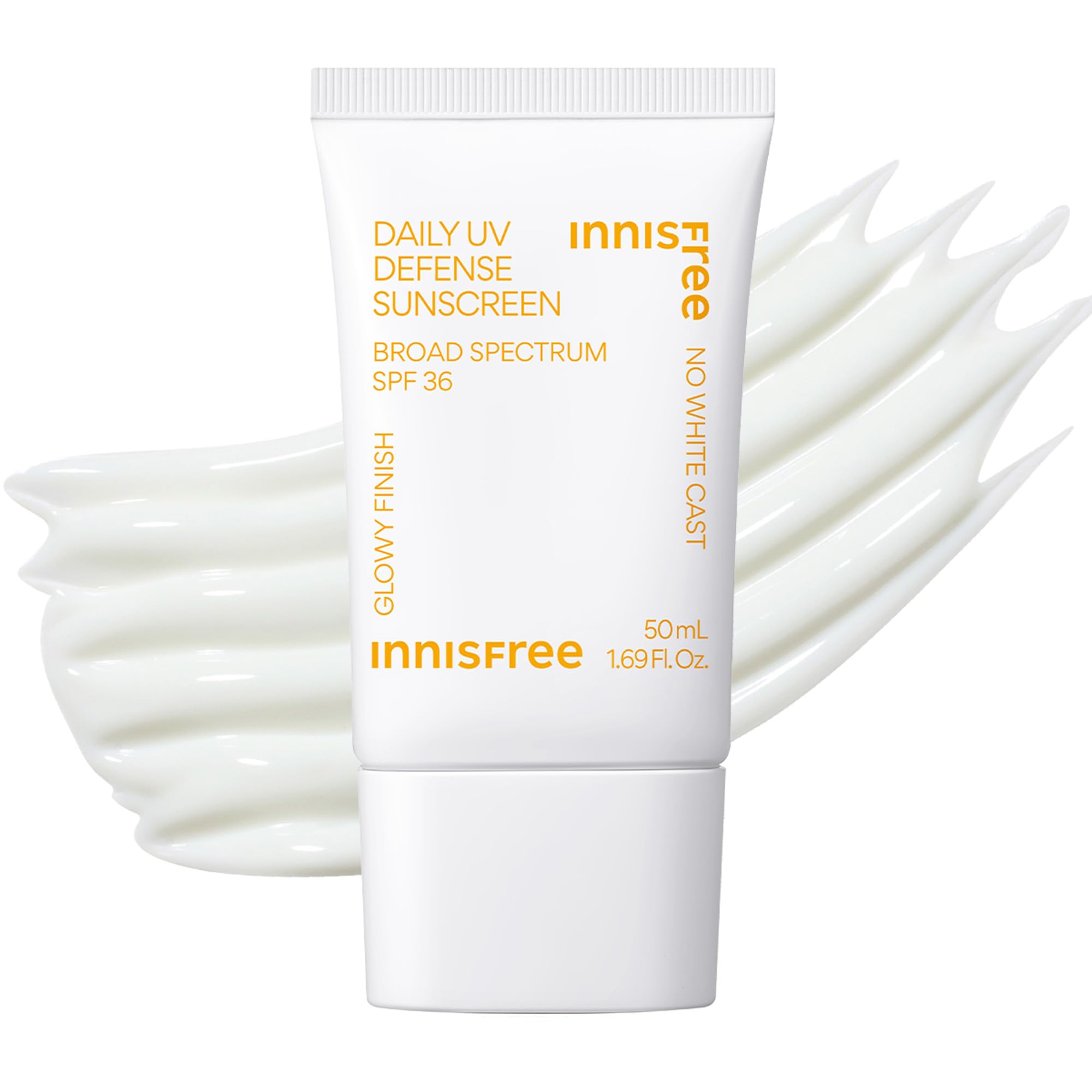 Innisfree Daily UV Defense Sunscreen Broad Spectrum SPF 36 for Face with No White Cast and Invisible Finish
| Innisfree