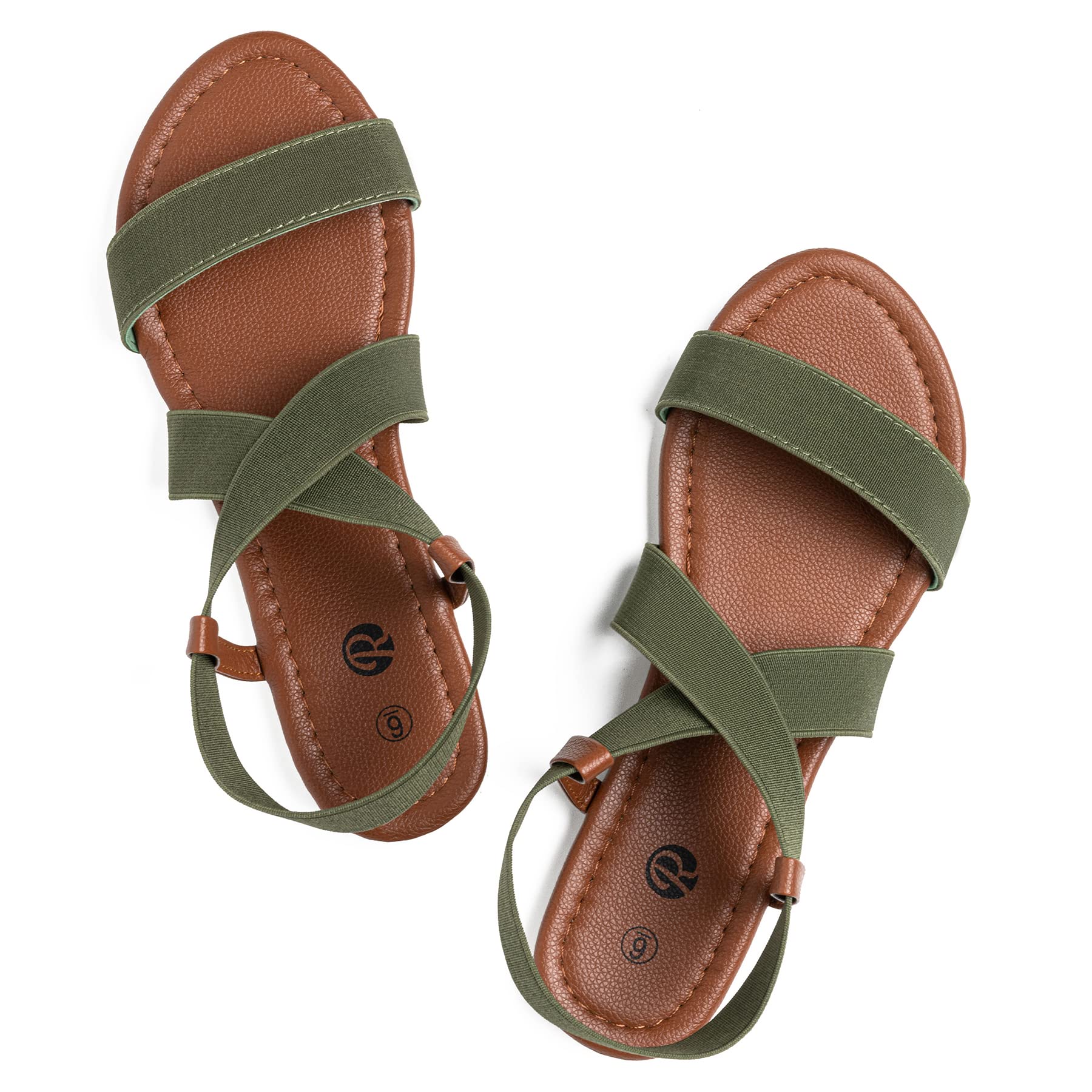 Rekayla Flat Elastic Sandals for Women - Comfortable and Stylish Summer Footwear