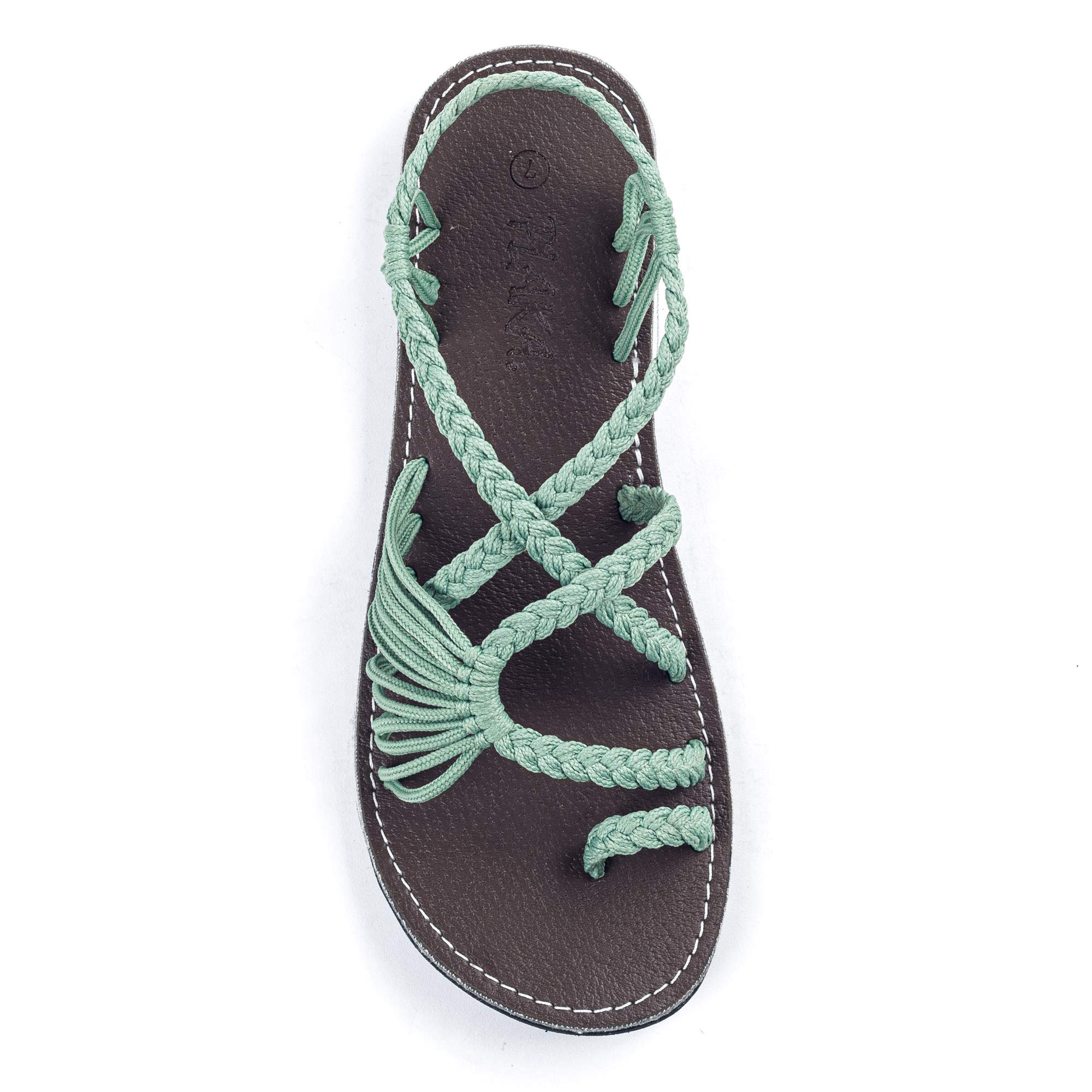 Women's Plaka Flat Sandals with Palm Leaf Design for Summer
| Plaka Flat Sandals for Women Featuring Vibrant Palm Leaf